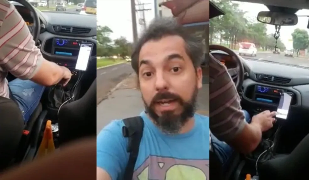 Vídeo: Passageiro é expulso de carro por app ao pedir para motorista trocar estação de rádio￼