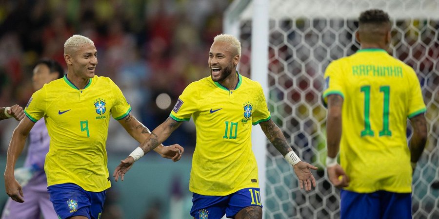 Brasil define classificação no primeiro tempo e goleia Coreia do Sul