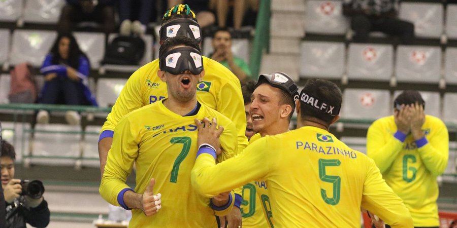 Brasil vence de virada e conquista o tricampeonato mundial de goalball