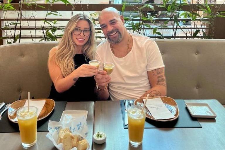 Mas já? Adriano e noiva se separam 24 dias após casamento no civil, diz jornal