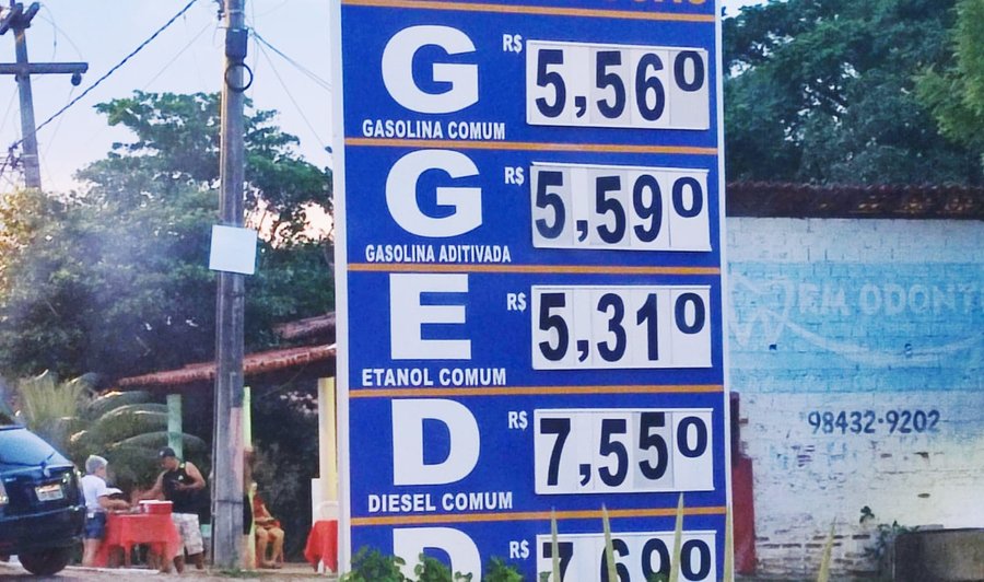 Postos de Parnarama ainda não reduziram o preço da gasolina e do diesel
