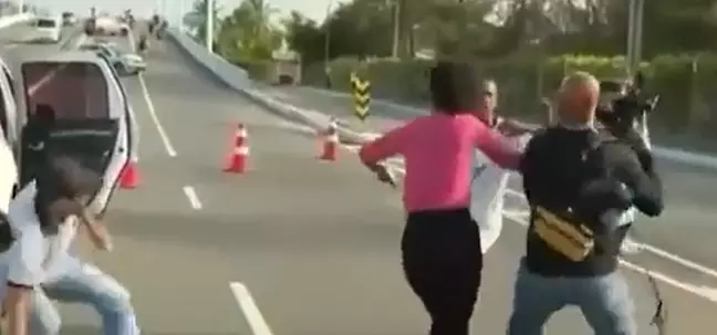 Vídeo mostra equipe da TV Record sendo agredida durante reportagem em Salvador