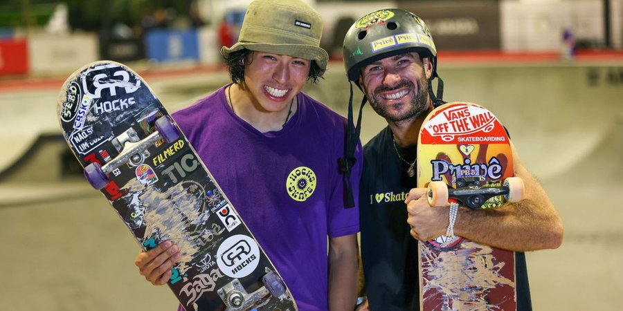 Brasil coloca dois atletas no pódio do Mundial de skate park
