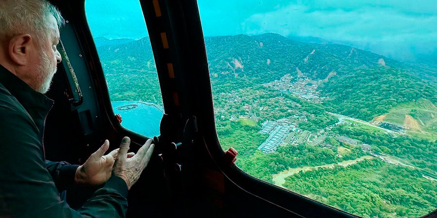 Juntos somos mais fortes, diz Lula sobre tragédia em São Sebastião