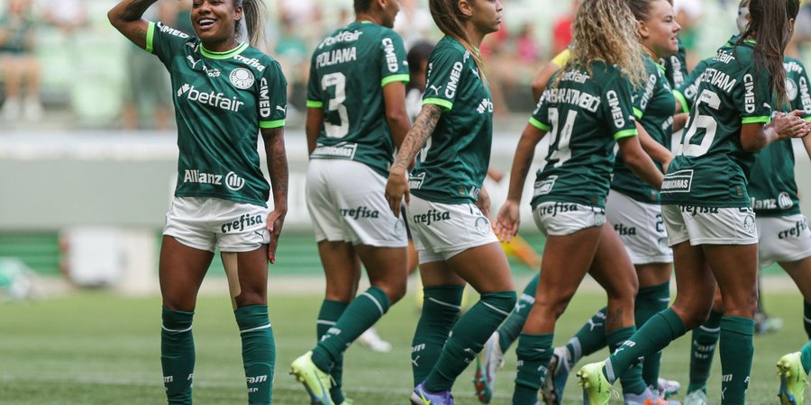 Palmeiras goleia por 11 a 0 e assume 3ª posição do Brasileiro Feminino