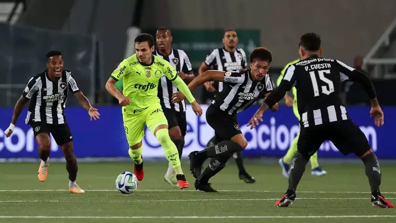Palmeiras arranca vitória sobre Botafogo e deixa Brasileiro aberto