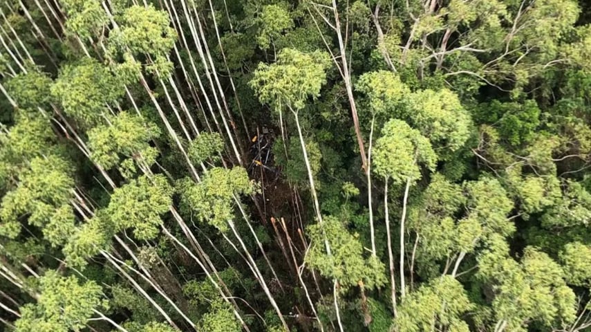 Helicóptero que sumiu com quatro pessoas em São Paulo é encontrado