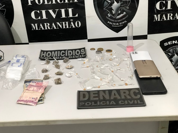 Polícia Civil do Maranhão prende seis pessoas em flagrante por tráfico de drogas em Timon