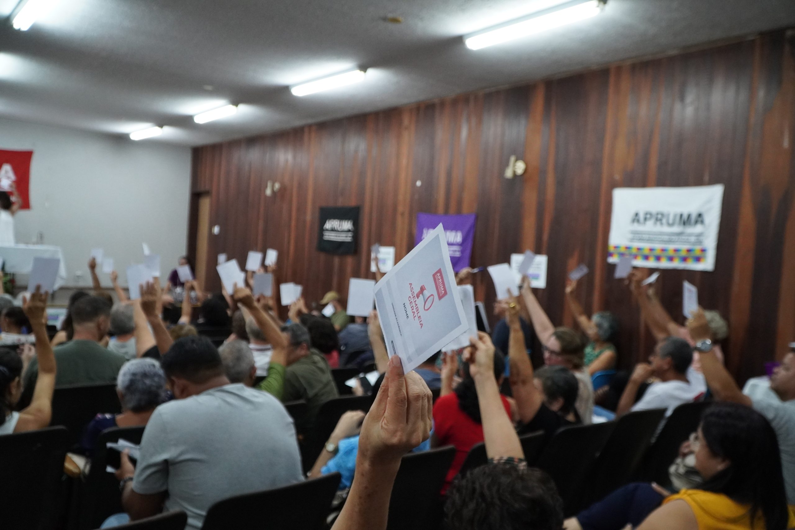 Em assembleia geral, Apruma decide pelo fim da greve em 1° de julho