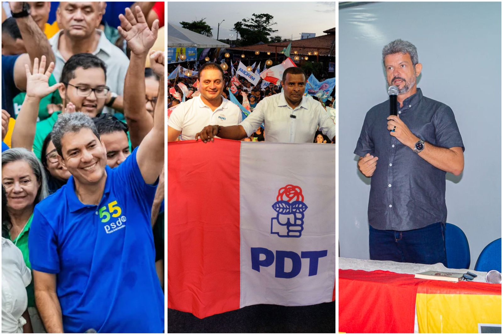 Convenções oficializam mais três nomes na disputa pela prefeitura de São Luís