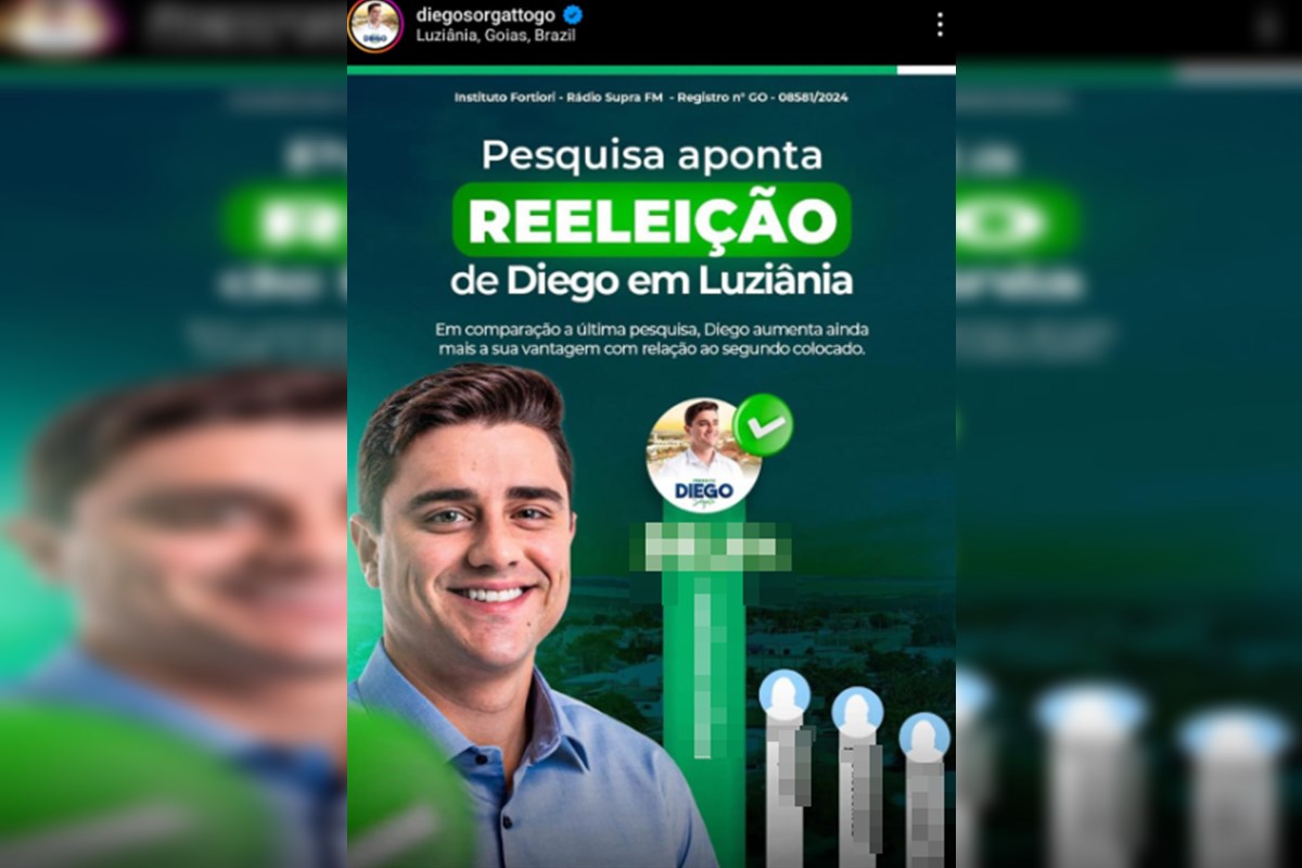 Justiça manda apagar pesquisa que mostra candidato à frente de rivais