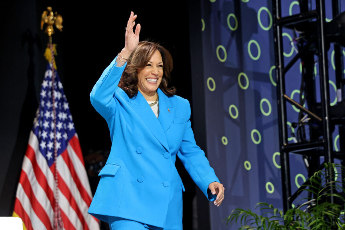 Kamala conquista delegados suficientes para concorrer à presidência