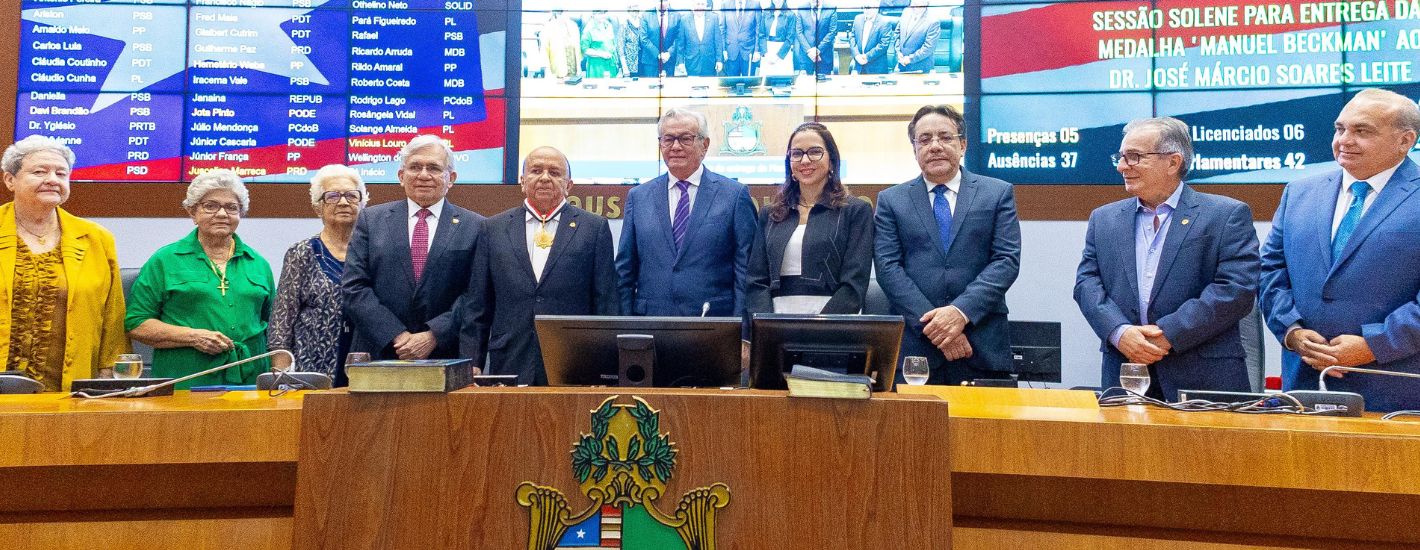 Assembleia concede Medalha ‘Manuel Beckman’ a José Márcio Leite – Assembleia Legislativa do Maranháo