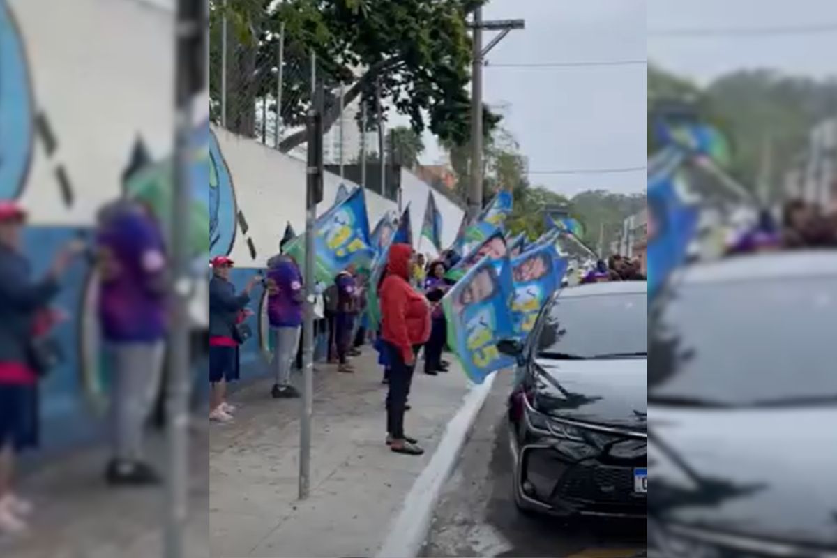 Vídeo: escola onde vota Ricardo Nunes tem registro de boca de urna