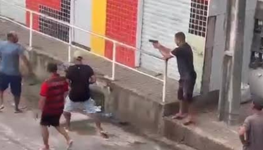 Discussão termina em pancadaria e ameaça de homem armado em São Luís