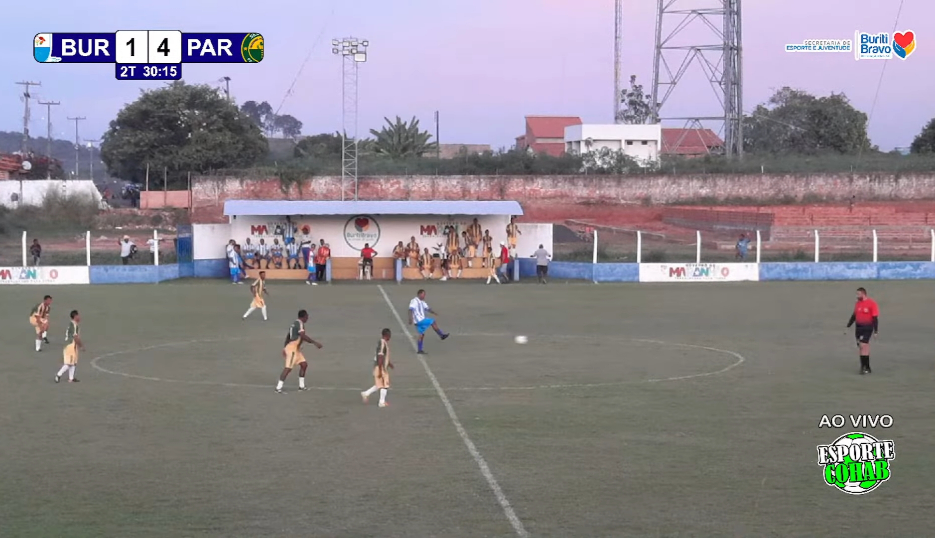 Seleção Parnaramense vence Buriti Bravo por 4 a 1 e segue viva na Copa Maranhão de Veteranos