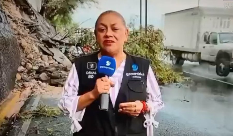 Repórter e cinegrafista são atropelados por caminhonete durante transmissão ao vivo no México
